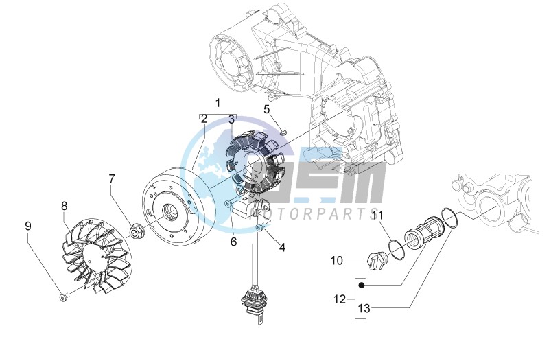 Cdi magneto assy