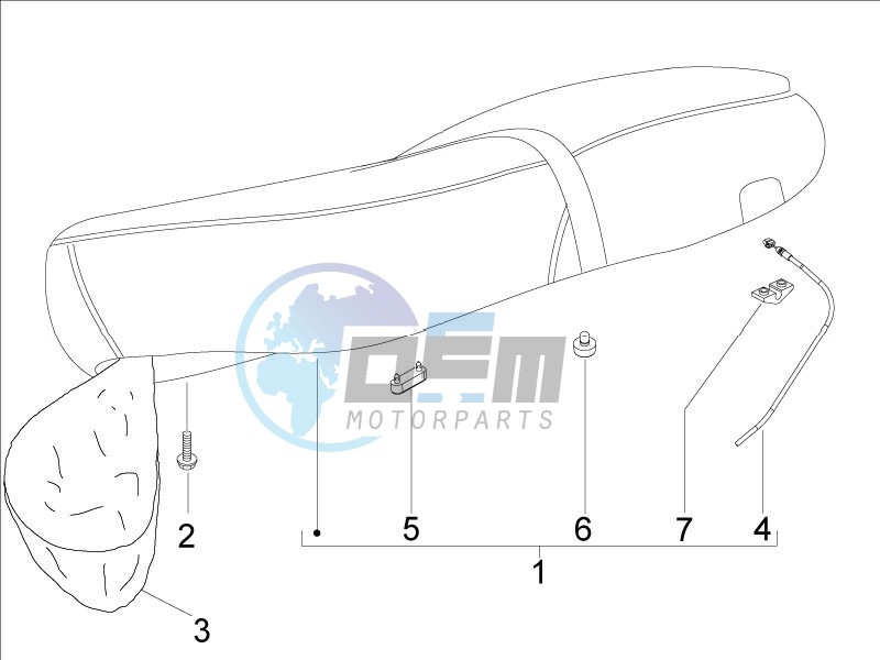 Saddle - Tool roll