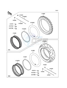 VN900 CLASSIC VN900BEF GB XX (EU ME A(FRICA) drawing Tires