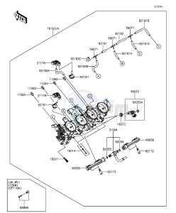 Z1000 ZR1000FEF FR GB XX (EU ME A(FRICA) drawing Throttle