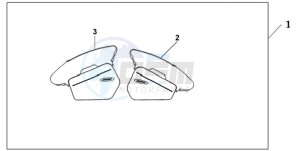 NT700VA Europe Direct - (ED) drawing PANNIER INNER BAG SET