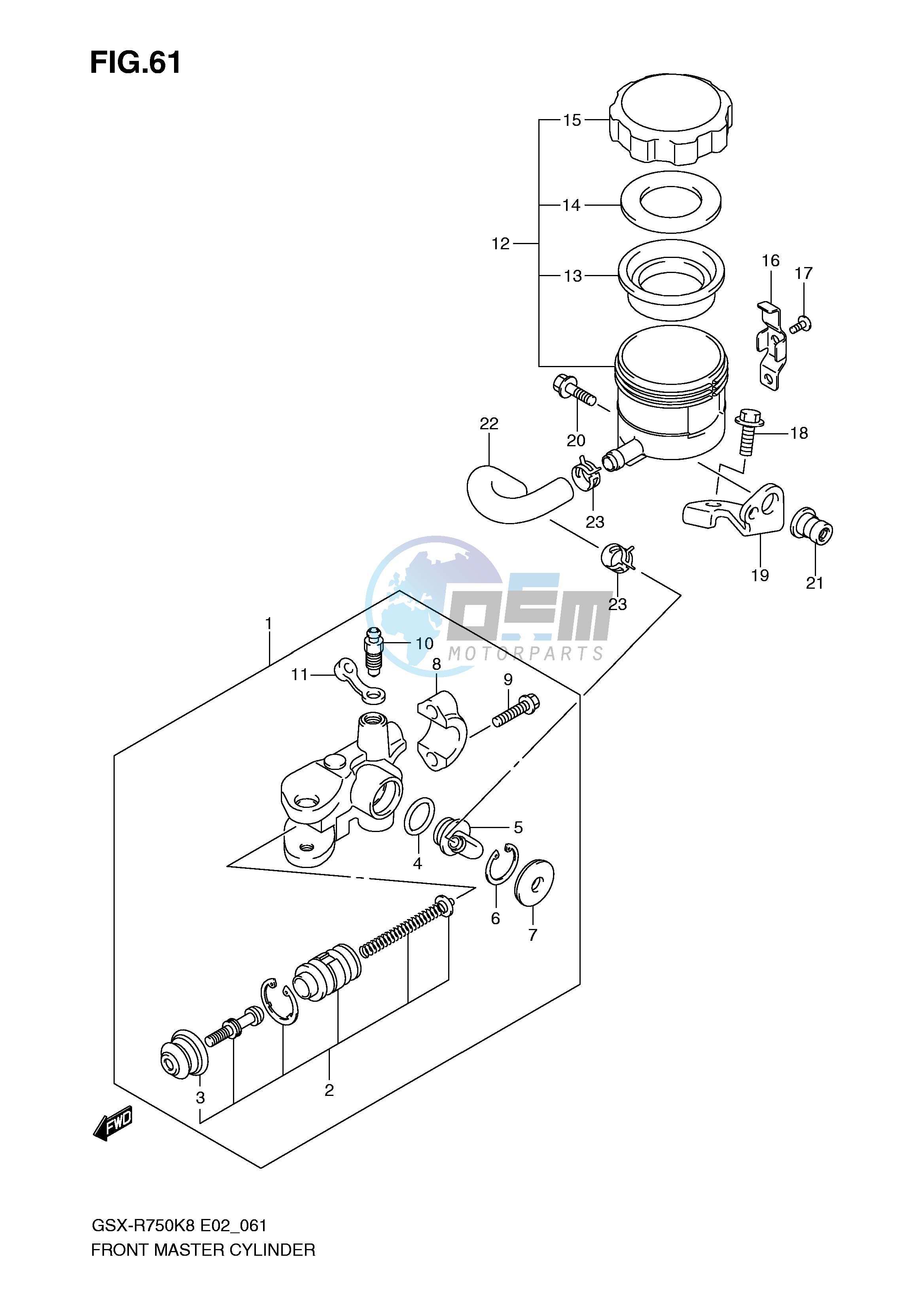 FRONT MASTER CYLINDER