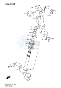 GSX-S 1000 drawing STEERING STEM