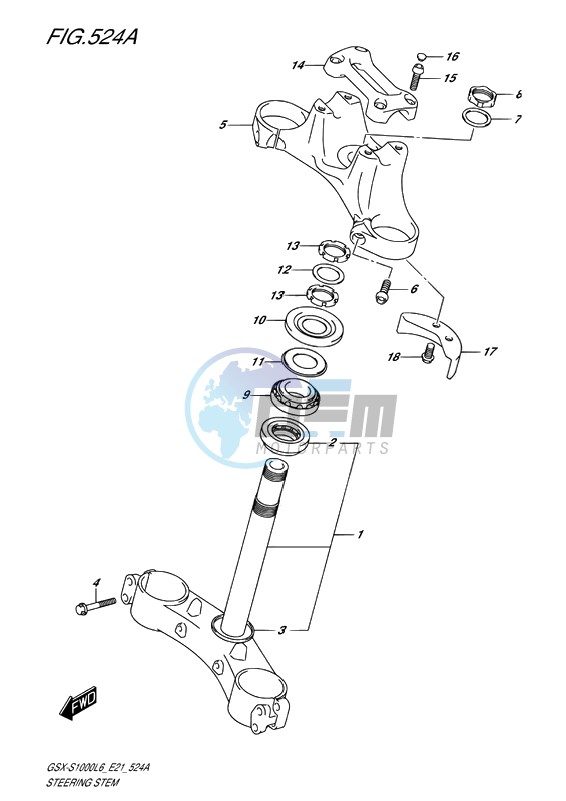 STEERING STEM