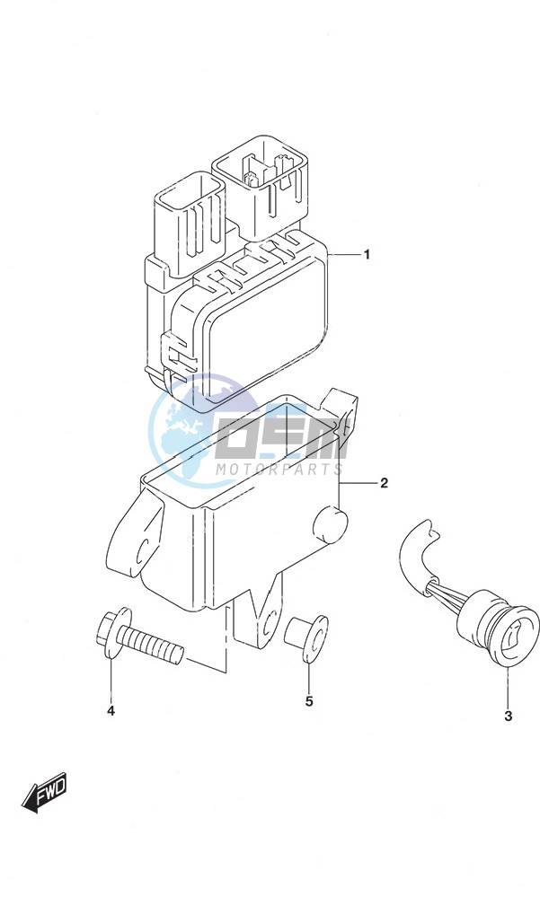 PTT Switch Remote Control w/Power Tilt