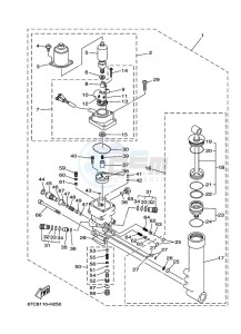 T25LA-2009 drawing POWER-TILT-ASSEMBLY