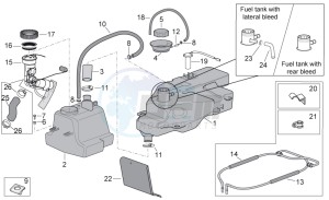 Scarabeo 500 drawing Fuel Tank