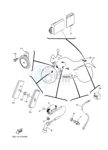 YZ250X (BJ41) drawing ELECTRICAL 2