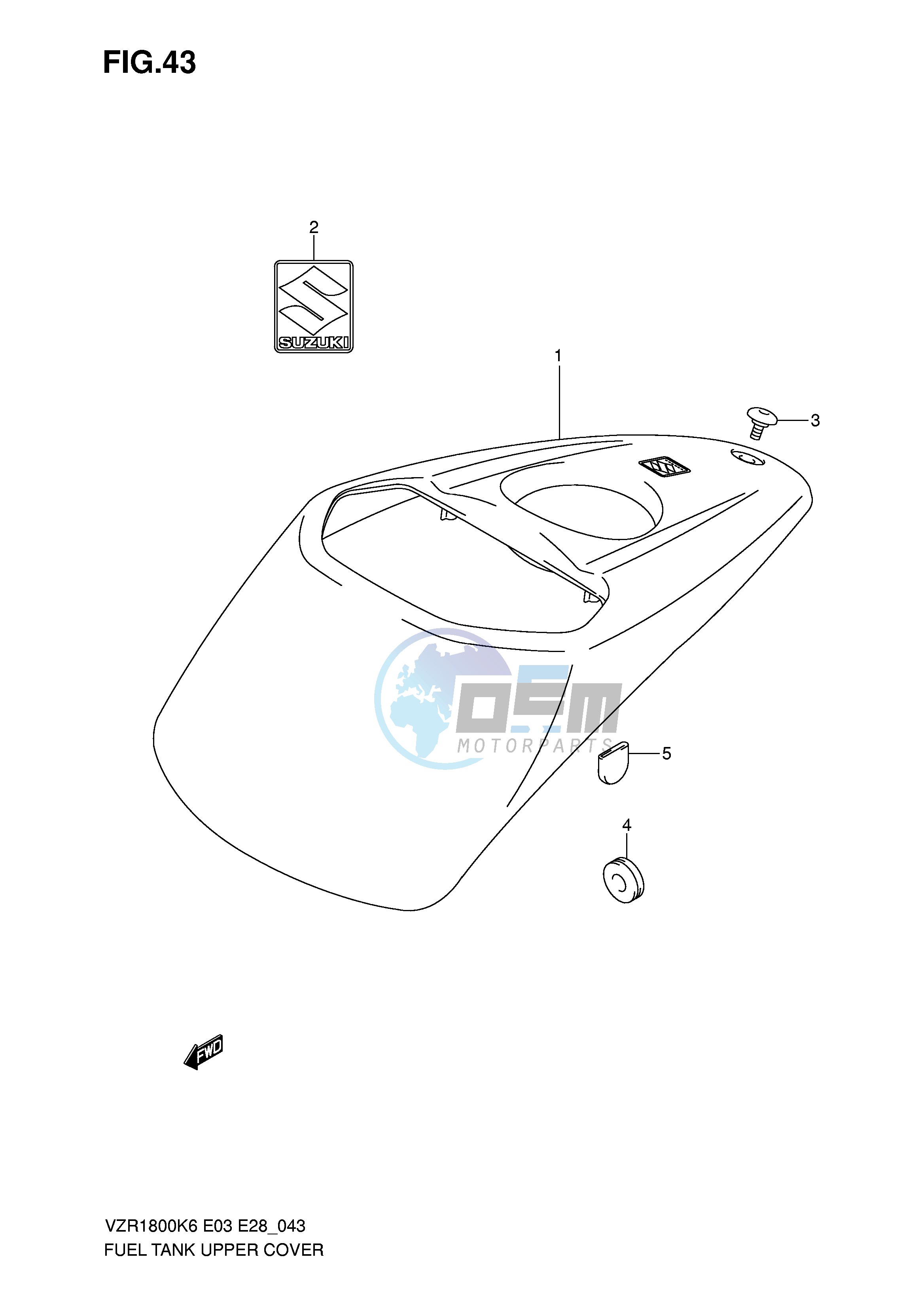 FUEL TANK UPPER COVER