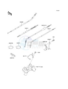 KSF 250 A [MOJAVE 250] (A15-A18) [MOJAVE 250] drawing CABLES