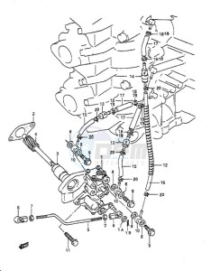 DT 55 drawing Oil Pump (1988 to 1992)