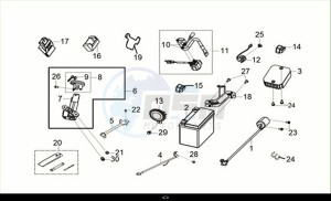 CRUISYM 125 (LV12W3-EU) (M2) drawing ELECTRIC PART