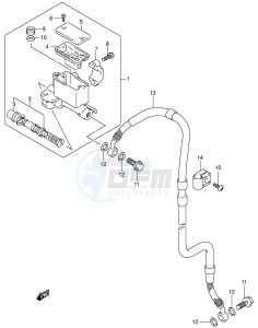 DR-Z400 (E1) drawing FRONT MASTER CYLINDER (DR-Z400EY EK1 EK2 EK3 EK4 E24)