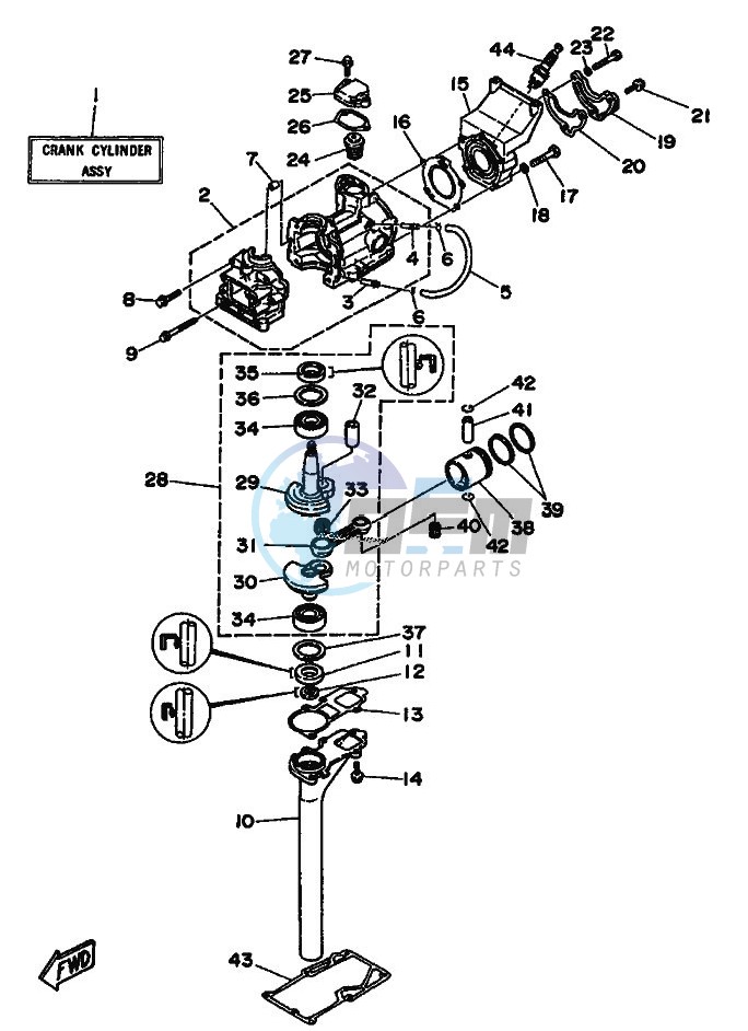 CYLINDER--CRANKCASE