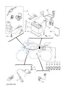 MT125 MT-125 (5D7L) drawing ELECTRICAL 1