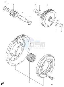 DR-Z400 (E1) drawing STARTER CLUTCH (DR-Z400EY EK1 EK2 EK3 EK4)