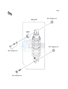 Z750 ZR750L9F GB XX (EU ME A(FRICA) drawing Shock Absorber(s)