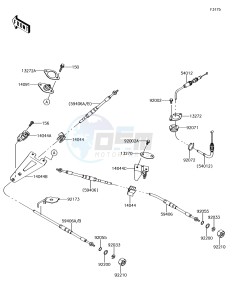 JET SKI ULTRA 310R JT1500NHF EU drawing Cables