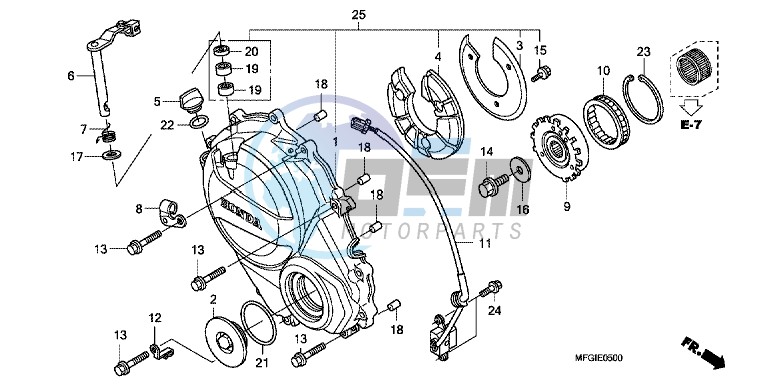 RIGHT CRANKCASE COVER