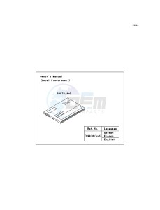 JET SKI 800 SX-R JS800A7F FR drawing Manual(FR/EU)