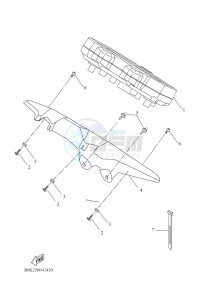 TRACER 700 MTT690-A (B0K2) drawing METER