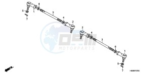 TRX250TEB drawing TIE ROD