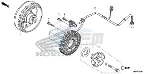 TRX500FM2F TRX500FM U drawing GENERATOR