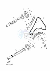 YXZ1000ET YXZ1000R SS (BAS7) drawing CAMSHAFT & CHAIN