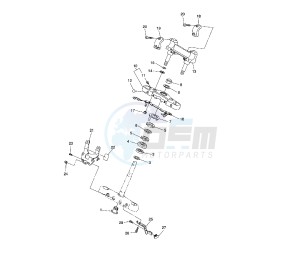 XVS A MIDNIGHT STAR 1300 drawing STEERING