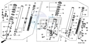 GL1800A ED drawing FRONT FORK