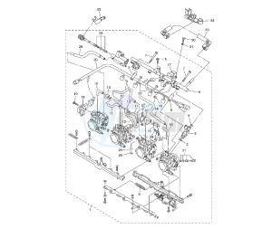 FJR AS 1300 drawing THROTTLE BODY