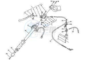 MITO EVOL.125 drawing HANDLEBAR LEFT CONTROLS