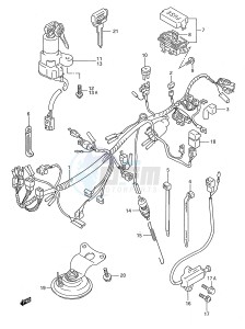 GSX750F (E28) drawing WIRING HARNESS