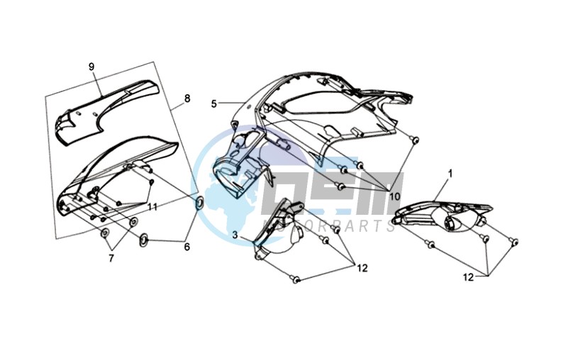 HEAD LIGHTCOWLING / INDICATORS