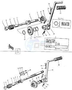 F5 [BIG HORN] 350 [BIG HORN] drawing KICKSTARTER MECHANISM