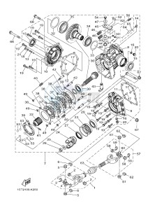 YFM450FWAD YFM45FGPHB GRIZZLY 450 EPS HUNTER (1CTG 1CTH 1CU9) drawing DRIVE SHAFT