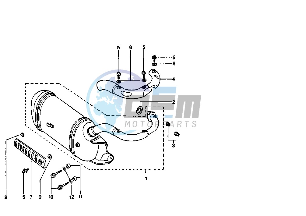 EXHAUST (MODEL SV50J)