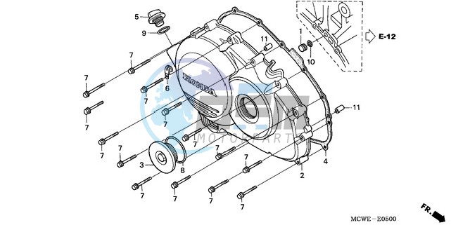 RIGHT CRANKCASE COVER