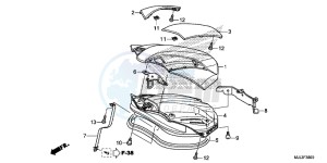 NC750XDE NC750XD Europe Direct - (ED) drawing LUGGAGE LID