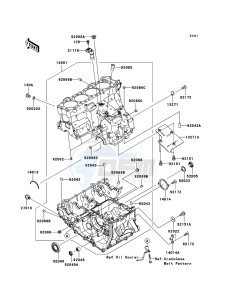 NINJA ZX-10R ZX1000D7F FR GB XX (EU ME A(FRICA) drawing Crankcase