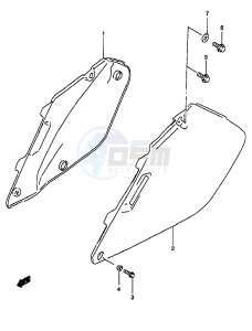 RM250 (T-V-W-X-Y) drawing FRAME COVER