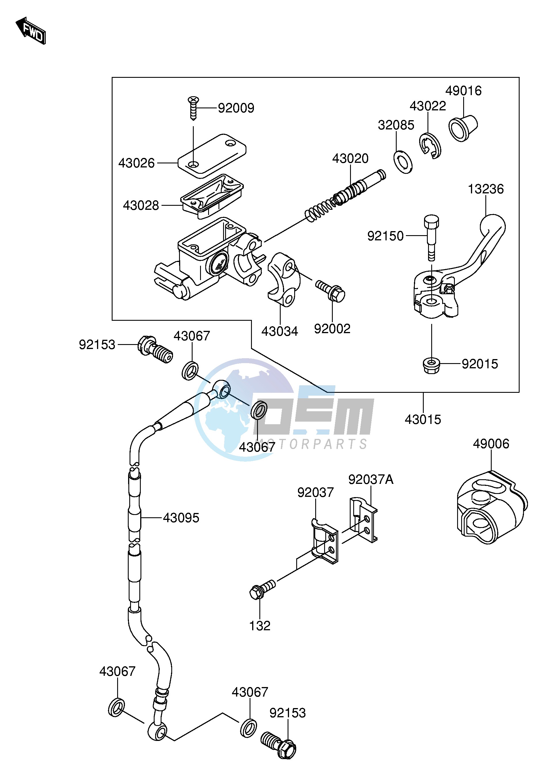 FRONT MASTER CYLINDER