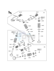 VULCAN 900 CLASSIC VN900BFF GB XX (EU ME A(FRICA) drawing Valve(s)