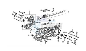 JET SPORT 50 drawing CRANKCASE L / R / STARTER