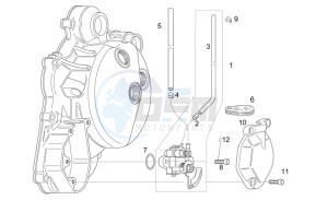 RS 125 (eng. 122cc) drawing Oil pump