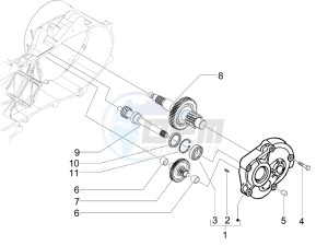 S 50 4T 2V 25 Kmh NL drawing Reduction unit