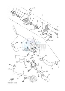 MT09 900 (1RCA 1RCB) drawing WATER PUMP