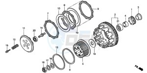 CB900F CB900F drawing CLUTCH