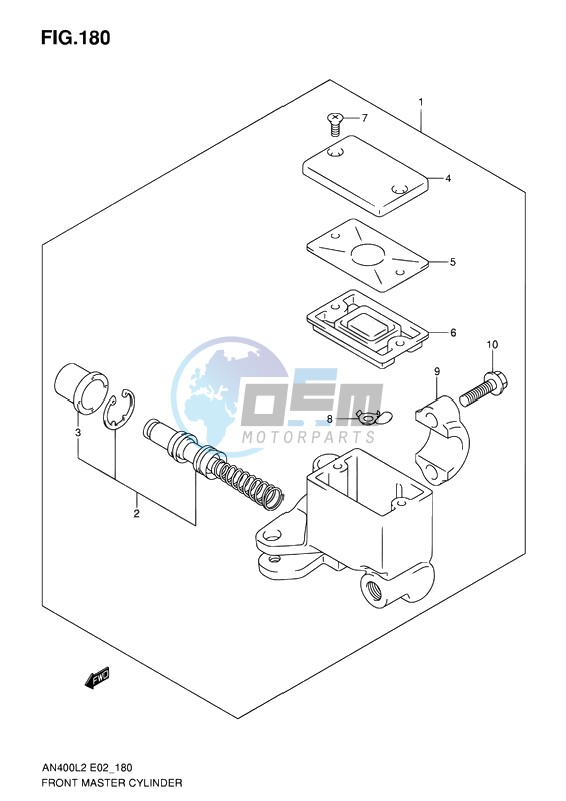 FRONT MASTER CYLINDER