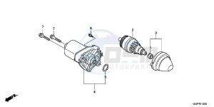 NSC50E Vision 50 - NSC50E UK - (E) drawing STARTING MOTOR (YUHUAN AVIATION MACHINARY)